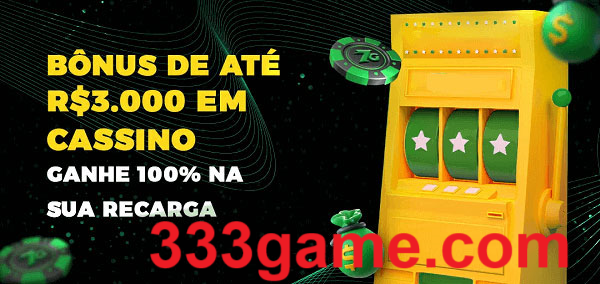 333game melhor bônus de depósito