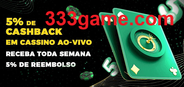 Promoções do cassino ao Vivo 333game